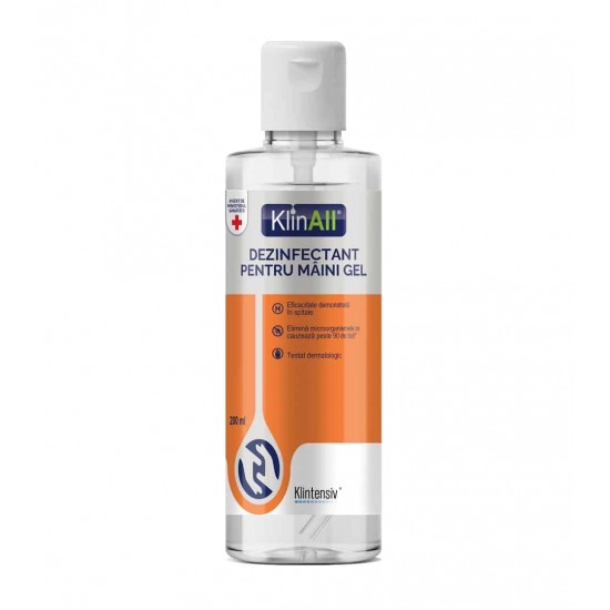 KlinAll® – Gel dezinfectant maini, 200 ml KlinAll® – Gel dezinfectant maini, 200 ml