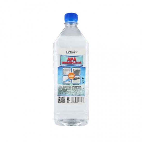 Apa demineralizata KLINTENSIV®, 1 litru Apa demineralizata KLINTENSIV®, 1 litru