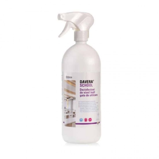 DAVERA® SCHOOL – Dezinfectant de nivel inalt gata de utilizare, 1 litru DAVERA® SCHOOL – Dezinfectant de nivel inalt gata de utilizare, 1 litru