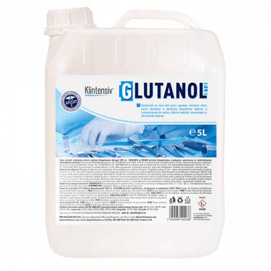 GLUTANOL™ RTU – Dezinfectant pentru suprafete si instrumentar, 5 litri GLUTANOL™ RTU – Dezinfectant pentru suprafete si instrumentar, 5 litri