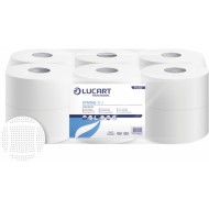 Hartie igienica 2 straturi, Jumbo Lucart, Strong 19J, 12 role, 130m