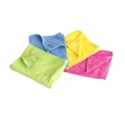 Lavete microfibra plusata, Sonic 30 x 40 cm, 4 buc/ set  Lavete microfibra plusata, Sonic 30 x 40 cm, 4 buc/ set