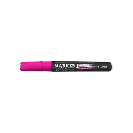 Marker Creta Lichida, varf rotund, roz NEON Marker Creta Lichida, varf rotund, roz NEON