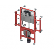 Cadru metalic incastrat pentru montare vas toaleta - Tece profilModul - cu rezervor WC, actionare frontala, Tece