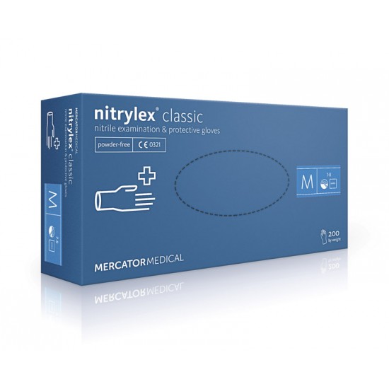 Manusi examinare si protectie Nitrylex, classic, 200 buc/cutie Manusi examinare si protectie Nitrylex, classic, 200 buc/cutie