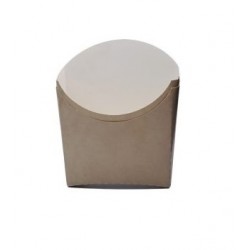 Cutie natur-kraft, medie, pentru cartofi prajiti, 108x94mm, 50 buc/set, 20 set/bax Cutie natur-kraft, medie, pentru cartofi prajiti, 108x94mm, 50 buc/set, 20 set/bax