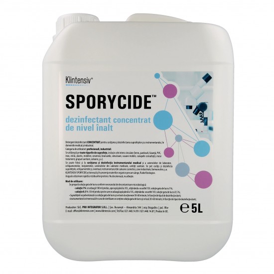 SPORYCIDE™ – Dezinfectant concentrat de nivel inalt, 5 litri SPORYCIDE™ – Dezinfectant concentrat de nivel inalt, 5 litri