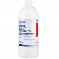 Soluție PROFESIONALĂ pentru desfundat țevi, 1 litru, Klintensiv