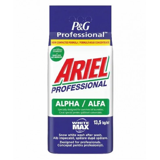 Detergent automat Ariel Profesional White Max Alfa, 13.5 kg