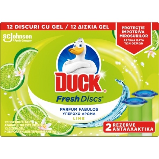 DUCK FRESH DISCS TWIN REZ.LIME ZEST