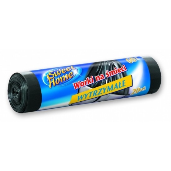 SWEET Saci menaj HDPE 60 l 20/set Negru SWEET Saci menaj HDPE 60 l 20/set Negru