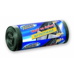 SWEET Saci menaj HDPE 60 l 50/set Negru