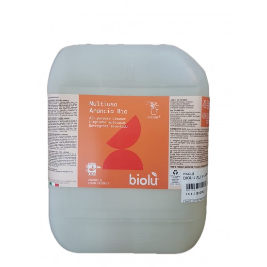 Biolu detergent ecologic universal cu ulei de portocale 20L Biolu detergent ecologic universal cu ulei de portocale 20L