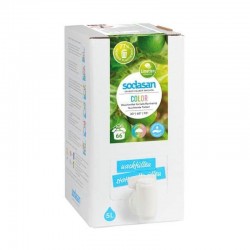 Detergent ecologic lichid pentru rufe albe si colorate 5L SODASAN                                                           Detergent ecologic lichid pentru rufe albe si colorate 5L SODASAN