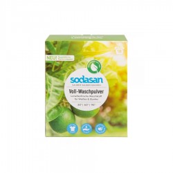 Detergent praf bio pentru spalari grele universal cu Lime 1,010 kg Sodasan                           Detergent praf bio pentru spalari grele universal cu Lime 1,010 kg Sodasan