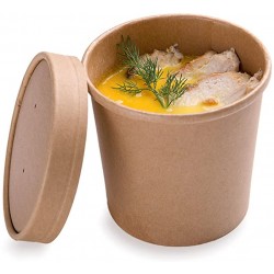 Bol pentru supa (fara capac), Kraft, 16 oz (470 ml), 25 buc/set Bol pentru supa (fara capac), Kraft, 16 oz (470 ml), 25 buc/set