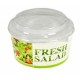 Caserola din carton, pentru salata, cu capac transparent, 550 ml, 50 buc/set Caserola din carton, pentru salata, cu capac transparent, 550 ml, 50 buc/set