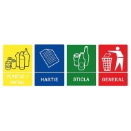 Cos de gunoi, din plastic, cu pedala, Limpio, 30 L 