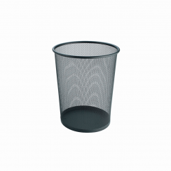 Cos rotund din sarma L, negru D29 cm, H 35 cm Cos rotund din sarma L, negru D29 cm, H 35 cm