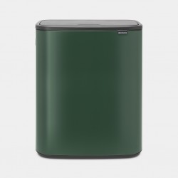 Cos gunoi Bo Touch, 2 x 30L - Verde Pin