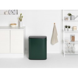Cos gunoi Bo Touch, 2 x 30L - Verde Pin