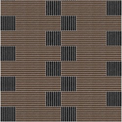 Covoras aluminiu AluTileMat, MINI (17mm) GEMINI 2D - model Needlefelt