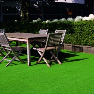 Gazon sintetic verde decorativ Edge, înălțime fir 7 mm, latime rola 2 m