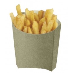 Cutie natur-kraft, medie, pentru cartofi prajiti, 108x94mm, 50 buc/set, 20 set/bax Cutie natur-kraft, medie, pentru cartofi prajiti, 108x94mm, 50 buc/set, 20 set/bax