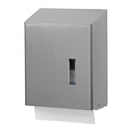 Dispenser prosoape hartie pliate, finisaj satinat, seria SanTRAL, Ophardt Hygiene Dispenser prosoape hartie pliate, finisaj satinat, seria SanTRAL, Ophardt Hygiene