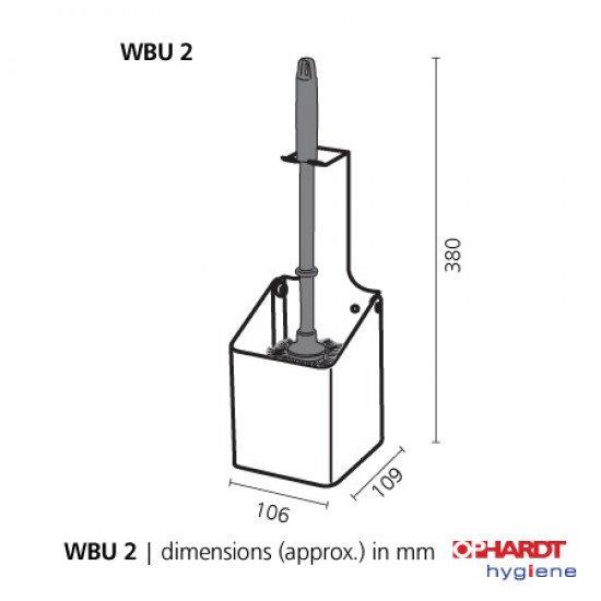 Perie WC cu suport,seria San TRAL, inox satinat, Ophardt Hygiene Perie WC cu suport,seria San TRAL, inox satinat, Ophardt Hygiene