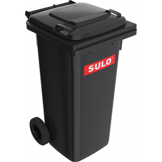 Europubela din material plastic, 240 l culoare negru SULO - Transport inclus