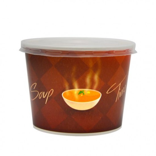 Castron supa + CAPAC, Soup Time 520 gr, 50 buc/set Castron supa + CAPAC, Soup Time 520 gr, 50 buc/set
