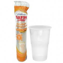 Pahare Plastic 250 CC, Premium, 50 buc/set Pahare Plastic 250 CC, Premium, 50 buc/set