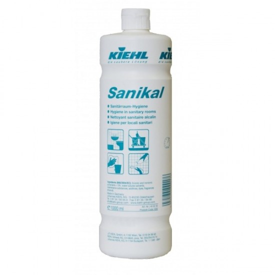 SANIKAL Manual- Detergent pentru obiecte sanitare, 1 L, Kiehl
