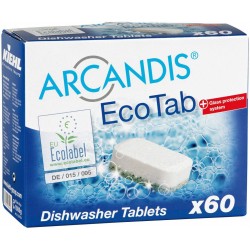 ARCANDIS - ECO TAB - Pastile pentru masina de spalat vase, 60 tablete, Kiehl ARCANDIS - ECO TAB - Pastile pentru masina de spalat vase, 60 tablete, Kiehl