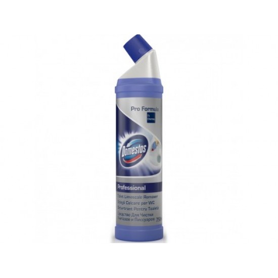 Detartrant pentru toaleta Domestos Professional, 0.75L Detartrant pentru toaleta Domestos Professional, 0.75L