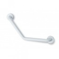 Bara de sustinere inclinata (unghi de 130 °), pentru persoanele cu dizabilitati, otel vopsit alb, Mediclinics Bara de sustinere inclinata (unghi de 130 °), pentru persoanele cu dizabilitati, otel vopsit alb, Mediclinics