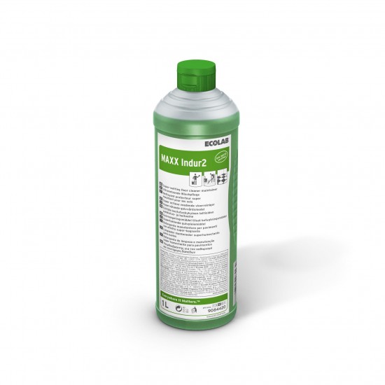 Detergent superumectant Manual pentru curățarea pardoselilor MAXX2 INDUR, 1L,  Ecolab