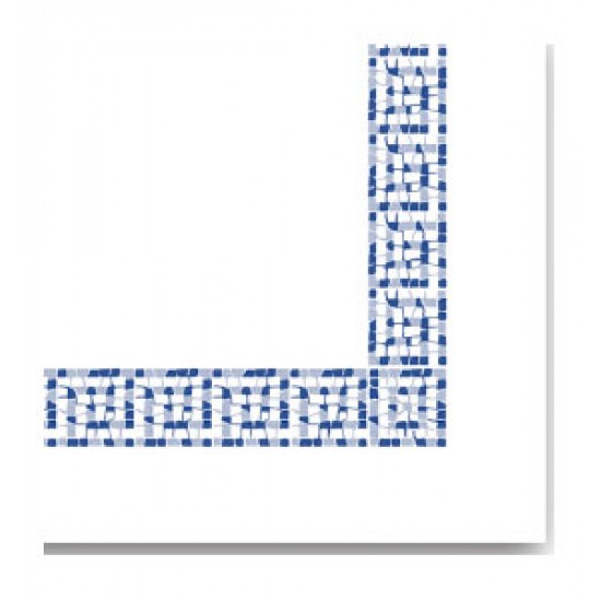 Servetele de masa din airlaid, 40x40 cm, Mykonos Blue, FATO, 50 buc / pachet Servetele de masa din airlaid, 40x40 cm, Mykonos Blue, FATO, 50 buc / pachet