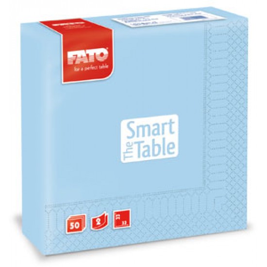 Servetele 33x33 cm, 2 straturi, Smart Table Light Blue, Fato