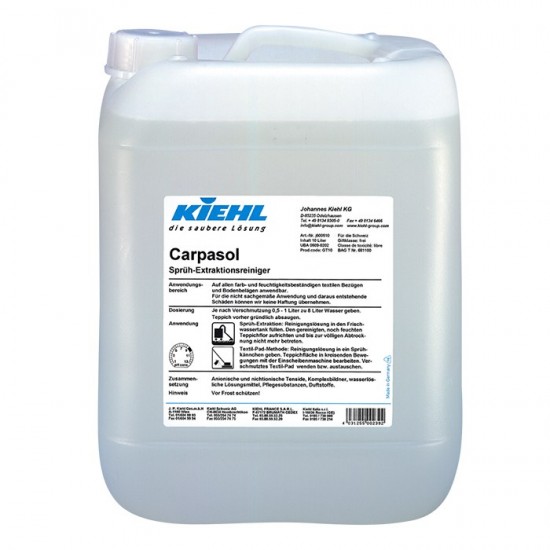 CARPASOL-Detergent pentru suprafete textile(injectie/extractie), 10L, Kiehl