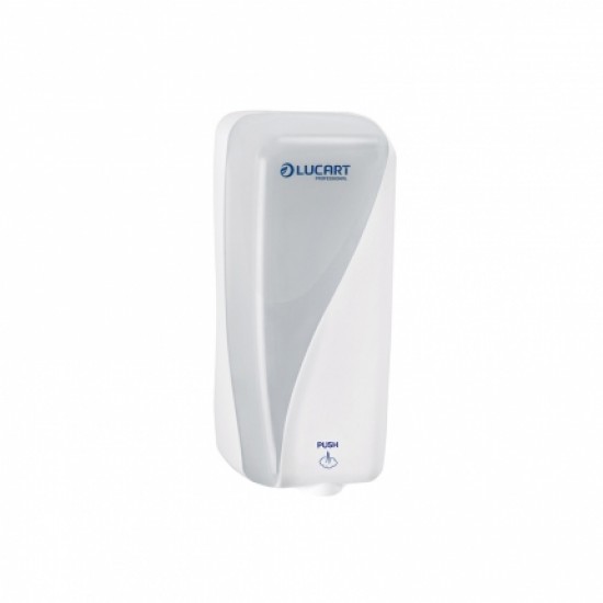 Dispenser din plastic pentru sapun spuma, alb, 800 ml - Identity, LUCART Dispenser din plastic pentru sapun spuma, alb, 800 ml - Identity, LUCART
