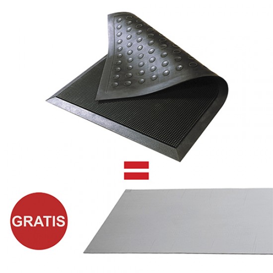 Pachet Covor exterior RUBBER BRUSH 90x150cm si Gratuit Covor Sticky Mat 60 x 90 cm Pachet Covor exterior RUBBER BRUSH 90x150cm si Gratuit Covor Sticky Mat 60 x 90 cm