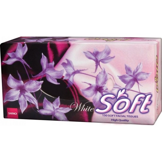SANO PAPER SOFT TISSUE BOX 150 buc. SANO PAPER SOFT TISSUE BOX 150 buc.