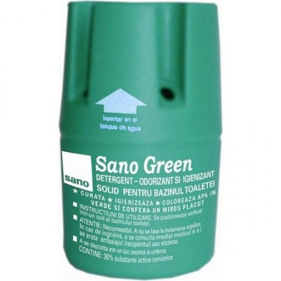 SANO GREEN, odorizant bazin WC, 150g