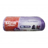 Saci menajeri, 35 L, 50 buc/rola, mov, Safir