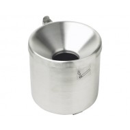 Scrumiera pentru perete exterior otel inoxidabil 15 x 14,5 cm