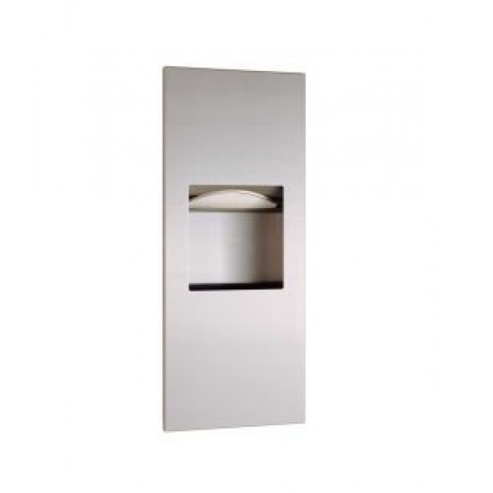Sistem combi 2 in 1, compus din dispenser prosoape si cos hartie, seria TrimLine, Bobrick Sistem combi 2 in 1, compus din dispenser prosoape si cos hartie, seria TrimLine, Bobrick
