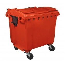 Container HDPE CLF 770L cu capac plat- Transportul inclus in pret