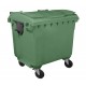 Container HDPE CLF 770L cu capac plat- Transportul inclus in pret